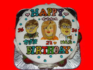 かずま＆ももか＆けんた　おめでとう！