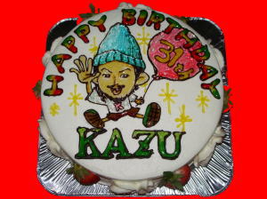 ＫＡＺＵさん　おめでとう！