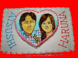 ATSUSHI&HARUNA　おめでとう！