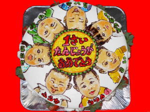 仲良し７人　おめでとう！