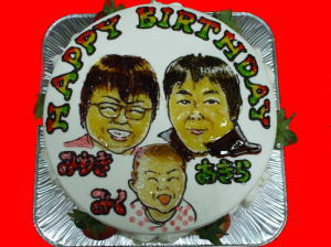 みゆき＆あきら＆みく　おめでとう！