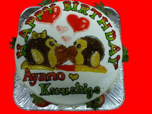 ＡＹＡＮＯ＆ＫＡＺＵＳＨＩＧＥ　おめでとう！