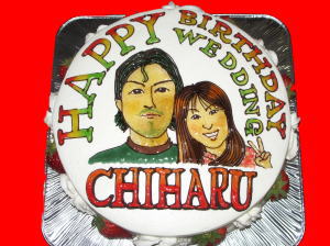 CHIHARUさん　結婚＆誕生日　おめでとうございます